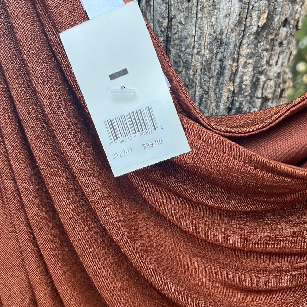 Women’s One Shoulder Slinky Dress - NWT - Size M - Picture 3 of 3